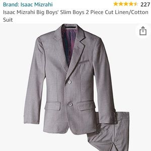 Isaac Mizrahi boys grey suit
